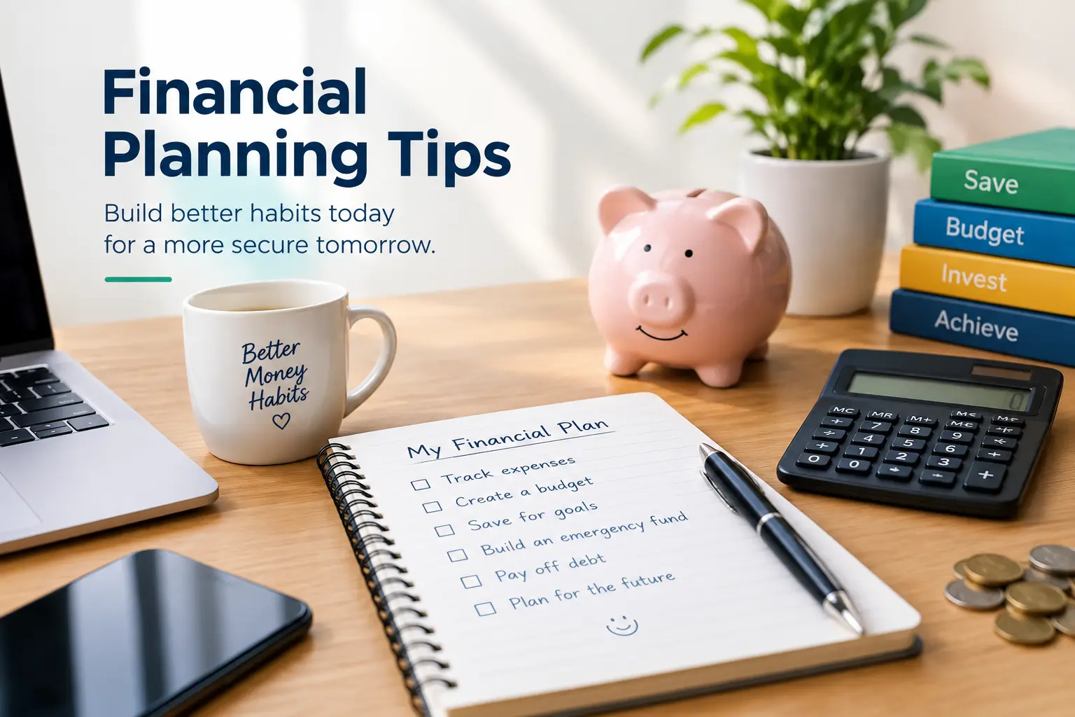Explore practical financial planning tips to budget smarter, grow savings, manage debt, and reach your financial goals — starting today.